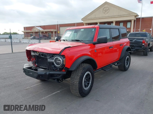 2023 Ford Bronco z VIN 1FMEE5DH5PLB93397, wystawiony jako IAAI lot #42531965 z przebiegiem 30 731 mil mil oraz . Historia ofert i sprzedaży dostępna na DreamBid. Obrazek 2.