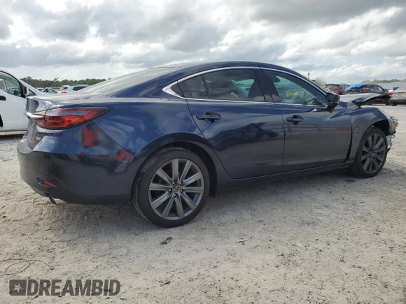 2018 Mazda Mazda6 Touring with VIN JM1GL1VM6J1305523, listed as a Copart auction lot 52801005 with 90,702 mi miles and Salvage Title. Bid and sale history available at carsss.com. Image 3.