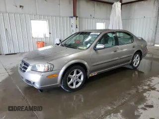 2003 Nissan Maxima SE z VIN JN1DA31D93T502383, wystawiony jako Copart lot #61458595 z przebiegiem 110 604 mil mil oraz Szkoda całkowita • Salvage title. Historia ofert i sprzedaży dostępna na DreamBid. Obrazek 1.