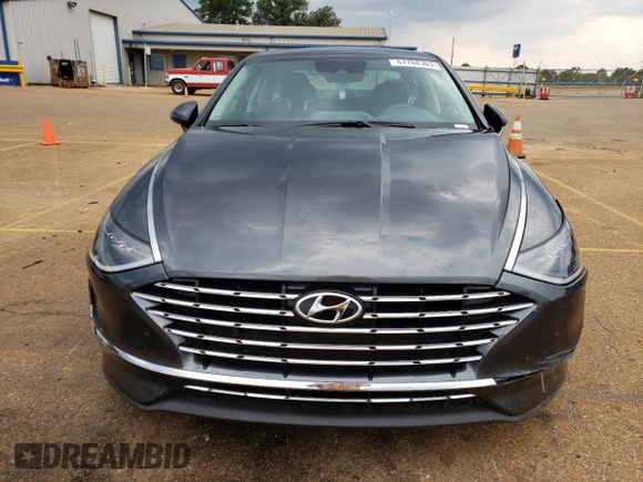 2023 Hyundai Sonata Hybrid Blue with VIN KMHL24JJ3PA063700, listed as a Copart auction lot 67768363 with 13,897 mi miles. Bid and sale history available at carsss.com. Image 5.