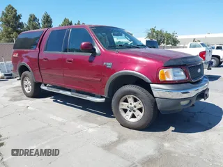 2003 Ford F-150 XLT with VIN 1FTRW08L63KA45599, listed as a IAAI auction lot 42726030 with 312,154 mi miles and . Bid and sale history available at DreamBid. Image 1.