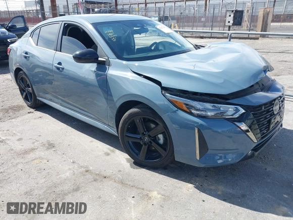 2024 Nissan Sentra SR with VIN 3N1AB8DV8RY388197, listed as a IAAI auction lot 42227247 with 8,928 mi miles and . Bid and sale history available at DreamBid. Image 1.