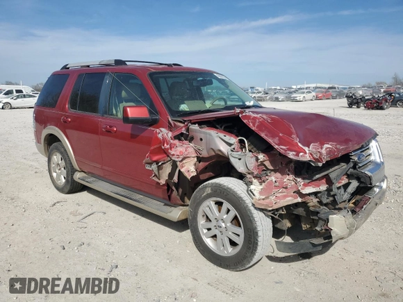 2007 Ford Explorer Eddie Bauer with VIN 1FMEU64E37UA69797, listed as a Copart auction lot 48667625 with 160,438 mi miles and Salvage title. Bid and sale history available at DreamBid. Image 4.