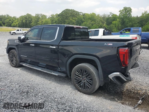 2022 GMC Sierra 1500 SLT with VIN 3GTU9DEDXNG122149, listed as a Copart auction lot 59527815 with 51,527 mi miles and Salvage title. Bid and sale history available at DreamBid. Image 2.