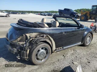 2013 Volkswagen Beetle 50s Edition with VIN 3VW5P7AT8DM801715, listed as a Copart auction lot 57487785 with 107,585 mi miles and Salvage title. Bid and sale history available at DreamBid. Image 3.
