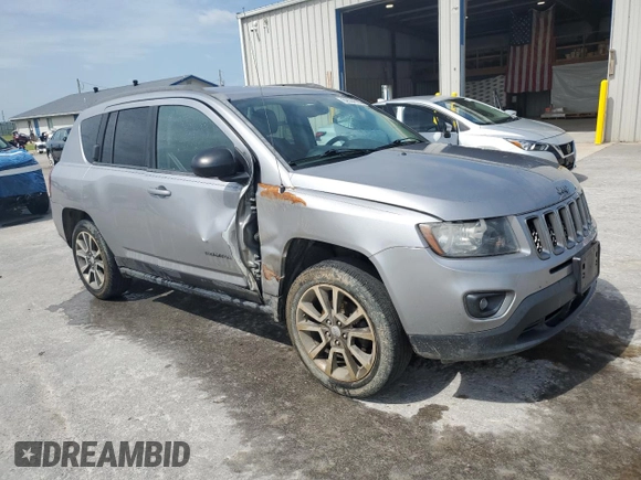 2016 Jeep Compass Sport with VIN 1C4NJCBA1GD590058, listed as a Copart auction lot 62504725 with 211,325 mi miles and Salvage title. Bid and sale history available at DreamBid. Image 4.