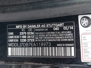2014 Mercedes-Benz CLS 550 with VIN WDDLJ7DB7EA118973, listed as a IAAI auction lot 41081381 with 101,457 mi miles and . Bid and sale history available at DreamBid. Image 9.