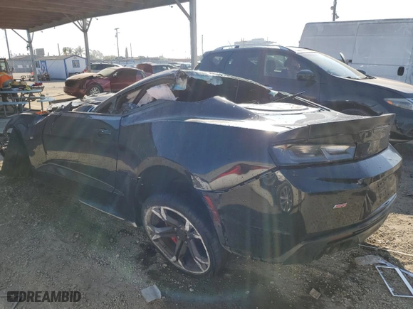 2017 Chevrolet Camaro 1SS with VIN 1G1FE1R79H0157810, listed as a Copart auction lot 46951505 with 0 mi miles and Salvage Title. Bid and sale history available at carsss.com. Image 2.