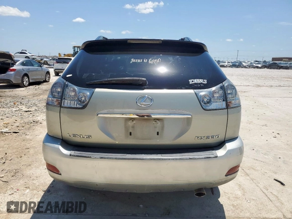 2005 Lexus RX 330 with VIN 2T2GA31UX5C027794, listed as a Copart auction lot 61341445 with 136,514 mi miles and Salvage title. Bid and sale history available at DreamBid. Image 6.
