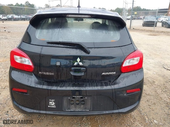 2019 Mitsubishi Mirage ES with VIN ML32A3HJ7KH013016, listed as a IAAI auction lot 40892572 with 139,009 mi miles. Bid and sale history available at carsss.com. Image 16.