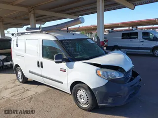 2020 Ram ProMaster City Cargo Van Tradesman with VIN ZFBHRFAB4L6R60387, listed as a IAAI auction lot 40594255 with 75,138 mi miles. Bid and sale history available at carsss.com. Image 1.