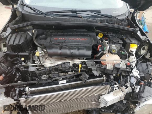 2017 FIAT 500X Urbana Edition with VIN ZFBCFXCB8HP586194, listed as a Copart auction lot 49710965 with 42,716 mi miles and Salvage title. Bid and sale history available at DreamBid. Image 11.