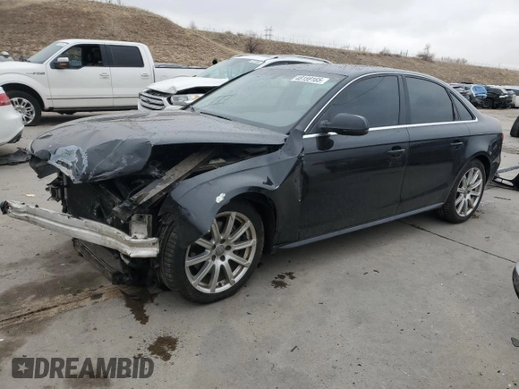 2012 Audi A4 2.0T Premium Plus with VIN WAUFFAFL3CN019209, listed as a Copart auction lot 48159165 with 150,487 mi miles and Salvage Title. Bid and sale history available at carsss.com. Image 1.