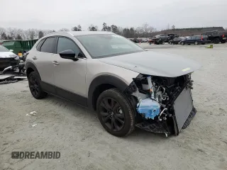 2024 Mazda CX-30 2.5 S Select Sport with VIN 3MVDMBBM3RM691020, listed as a Copart auction lot 45677225 with 4,398 mi miles and Salvage Title. Bid and sale history available at carsss.com. Image 4.