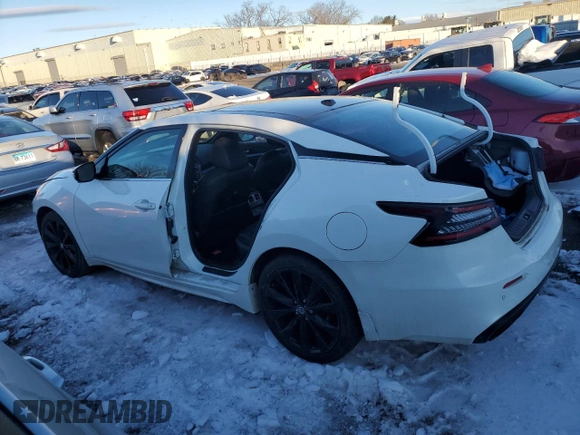 2020 Nissan Maxima SR with VIN 1N4AA6EV7LC385655, listed as a Copart auction lot 45898865 with 41,924 mi miles and Salvage title. Bid and sale history available at DreamBid. Image 2.