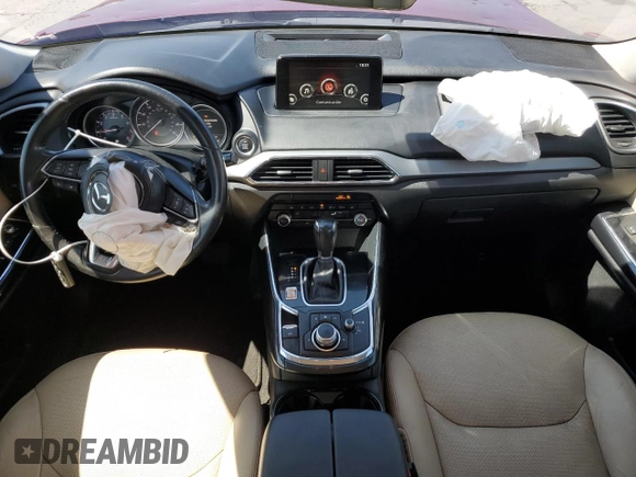 2019 Mazda CX-9 Touring with VIN JM3TCACY5K0316516, listed as a Copart auction lot 60080355 with 126,185 mi miles and Salvage title. Bid and sale history available at DreamBid. Image 8.