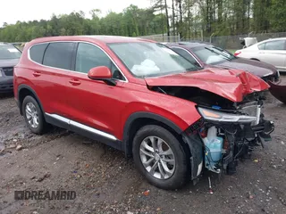 2020 Hyundai Santa Fe SEL with VIN 5NMS3CAD0LH236168, listed as a IAAI auction lot 41955594 with 55,166 mi miles. Bid and sale history available at carsss.com. Image 1.
