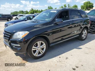 2012 Mercedes-Benz M 350 with VIN 4JGDA5HB8CA045778, listed as a Copart auction lot 63254085 with 126,176 mi miles and Salvage title. Bid and sale history available at DreamBid. Image 1.