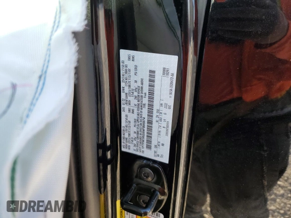 2022 Ford F-150 Raptor with VIN 1FTFW1RGXNFB95074, listed as a Copart auction lot 43933225 with 0 mi miles and Salvage Title. Bid and sale history available at carsss.com. Image 12.