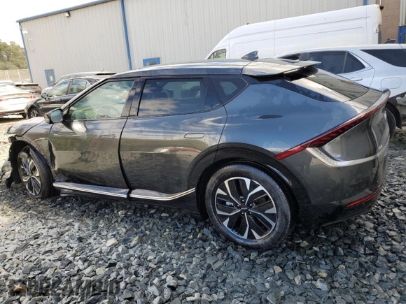2024 Kia EV6 Wind with VIN KNDC34LA2R5202290, listed as a Copart auction lot 76450034 with 16,636 mi miles and Clean Title. Bid and sale history available at carsss.com. Image 2.