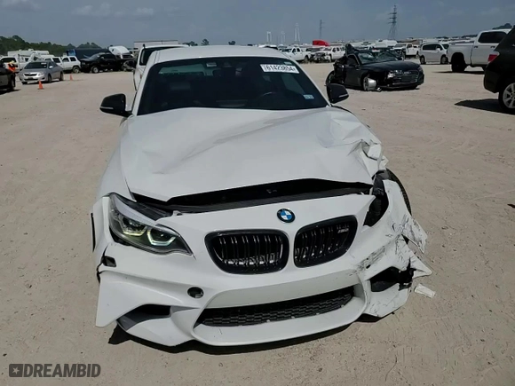 2018 BMW M2 with VIN WBS1J5C51JVD36522, listed as a Copart auction lot 61423854 with 57,933 mi miles and Salvage Title. Bid and sale history available at carsss.com. Image 11.