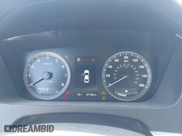 2015 Hyundai Sonata 2.4L Sport with VIN 5NPE34AFXFH163452, listed as a IAAI auction lot 41946262 with 47,730 mi miles. Bid and sale history available at carsss.com. Image 7.