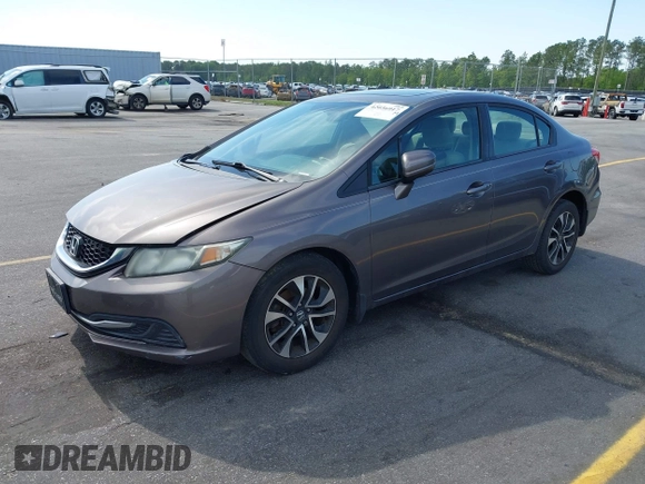 2015 Honda Civic EX with VIN 19XFB2F85FE037283, listed as a IAAI auction lot 42036917 with 109,390 mi miles and . Bid and sale history available at DreamBid. Image 19.