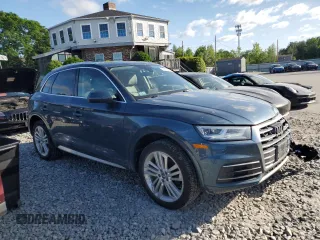 2018 Audi Q5 Premium Plus with VIN WA1BNAFY2J2088160, listed as a Copart auction lot 61017715 with 97,691 mi miles and Salvage title. Bid and sale history available at DreamBid. Image 4.