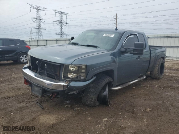 2007 Chevrolet Silverado 1500 LT w/1LT with VIN 2GCEK19C771686071, listed as a Copart auction lot 49507985 with 168,828 mi miles and Salvage Title. Bid and sale history available at carsss.com. Image 1.