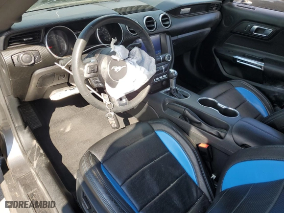 2022 Ford Mustang EcoBoost with VIN 1FA6P8TH0N5121956, listed as a Copart auction lot 78166274 with 49,807 mi miles and Salvage Title. Bid and sale history available at carsss.com. Image 8.