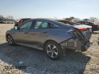 2019 Honda Civic Sedan LX with VIN 19XFC2F61KE020549, listed as a Copart auction lot 48212125 with 122,778 mi miles and Salvage Title. Bid and sale history available at carsss.com. Image 2.