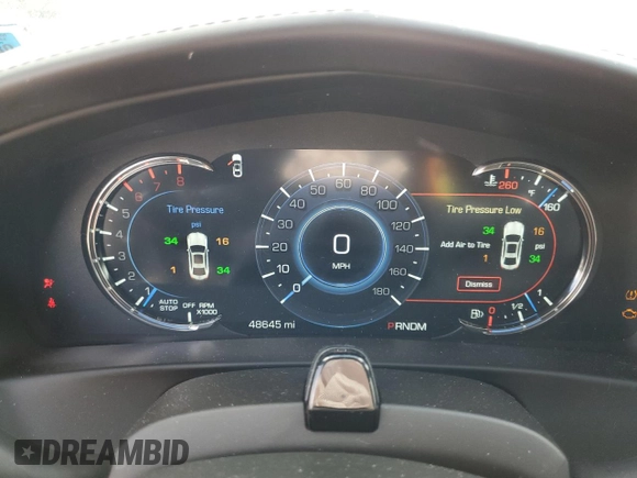2018 Cadillac CT6 Sport AWD with VIN 1G6KP5R66JU113957, listed as a Copart auction lot 73043964 with 48,645 mi miles and Salvage title. Bid and sale history available at DreamBid. Image 9.