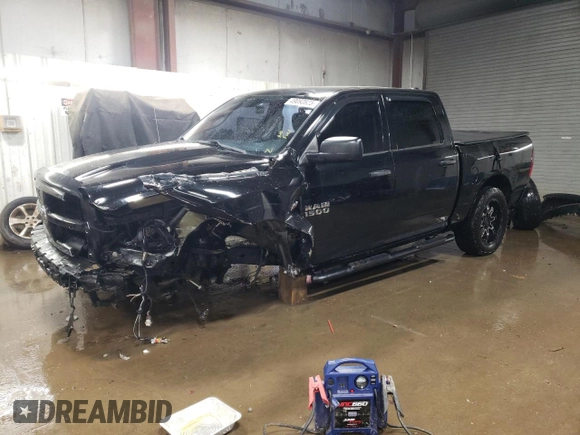 2014 Ram 1500 Express with VIN 1C6RR7KTXES297097, listed as a Copart auction lot 49093925 with 116,390 mi miles and Salvage Title. Bid and sale history available at carsss.com. Image 1.
