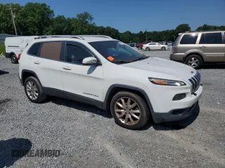 2016 Jeep Cherokee Limited with VIN 1C4PJLDB4GW165291, listed as a Copart auction lot 60715975 with Not provided miles and Clean title. Bid and sale history available at DreamBid. Image 4.