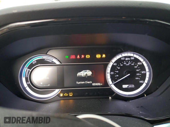 2022 Kia Niro LXS with VIN KNDCB3LC9N5509853, listed as a Copart auction lot 51049285 with 65,928 mi miles and Salvage Title. Bid and sale history available at carsss.com. Image 9.