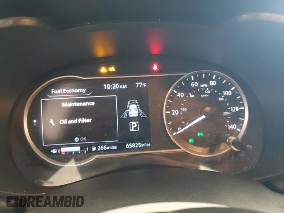 2021 Nissan Versa SR with VIN 3N1CN8FV9ML813557, listed as a Copart auction lot 60242635 with 65,825 mi miles and Salvage title. Bid and sale history available at DreamBid. Image 9.