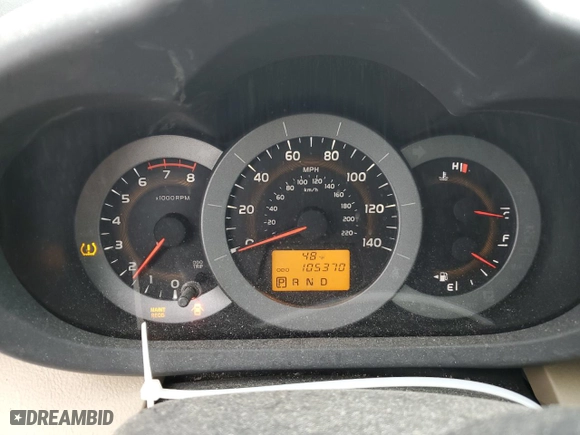 2011 Toyota RAV4 Ltd with VIN 2T3DF4DV0BW083201, listed as a Copart auction lot 51041595 with 105,370 mi miles and Salvage Title. Bid and sale history available at carsss.com. Image 9.