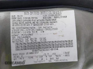 2002 Ford Taurus SE Standard with VIN 1FAFP53U22A140104, listed as a IAAI auction lot 42101393 with 178,279 mi miles and . Bid and sale history available at DreamBid. Image 9.