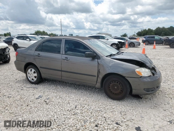 2007 Toyota Corolla CE with VIN 1NXBR32E77Z922594, listed as a Copart auction lot 62608905 with 263,212 mi miles and Salvage title. Bid and sale history available at DreamBid. Image 4.