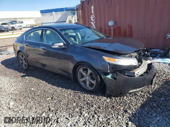 2010 Acura TL Tech with VIN 19UUA8F52AA006069, listed as a Copart auction lot 48017035 with 136,099 mi miles and Salvage Title. Bid and sale history available at carsss.com. Image 4.