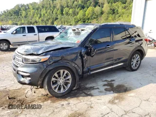 2022 Ford Explorer Limited with VIN 1FMSK8FHXNGB83433, listed as a Copart auction lot 65433604 with 0 mi miles and Non Repairable. Bid and sale history available at carsss.com. Image 1.