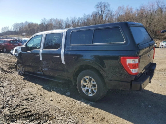 2023 Ford F-150 with VIN 1FTFW1P83PKE89261, listed as a Copart auction lot 46786025 with 9,079 mi miles and Salvage title. Bid and sale history available at DreamBid. Image 2.