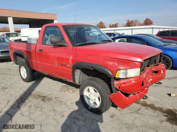 1998 Dodge Ram 1500 with VIN 1B7HF16Z1WS593510, listed as a Copart auction lot 78158654 with 222,978 mi miles and Clean Title. Bid and sale history available at carsss.com. Image 4.