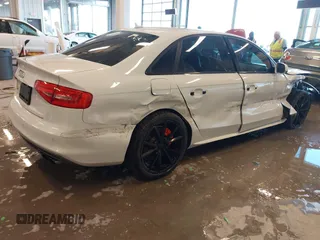 2016 Audi S4 Premium Plus with VIN WAUBGAFL3GA004914, listed as a IAAI auction lot 41296241 with 95,631 mi miles. Bid and sale history available at carsss.com. Image 4.