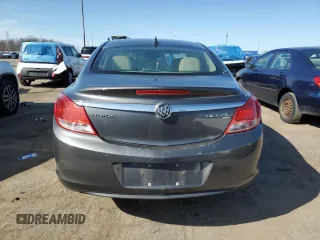 2011 Buick Regal CXL RL1 with VIN W04GN5EC0B1010261, listed as a Copart auction lot 51707035 with 168,136 mi miles and Clean Title. Bid and sale history available at carsss.com. Image 6.