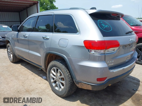 2014 Jeep Grand Cherokee Limited with VIN 1C4RJFBG4EC589321, listed as a IAAI auction lot 42335043 with 153,428 mi miles and . Bid and sale history available at DreamBid. Image 3.