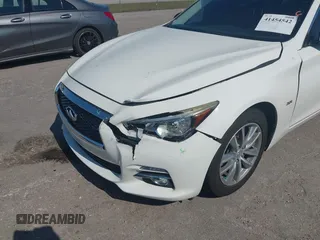 2017 Infiniti Q50 2.0t with VIN JN1CV7AP4HM642506, listed as a IAAI auction lot 41454542 with 131,807 mi miles. Bid and sale history available at carsss.com. Image 17.