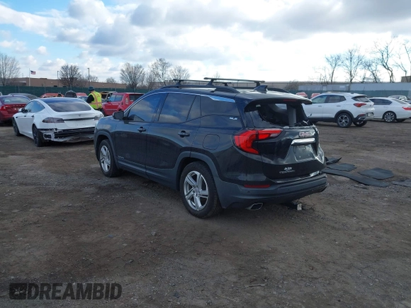 2018 GMC Terrain SLE with VIN 3GKALMEX7JL326475, listed as a IAAI auction lot 41688561 with 113,798 mi miles. Bid and sale history available at carsss.com. Image 3.