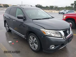 2013 Nissan Pathfinder SL with VIN 5N1AR2MN5DC647196, listed as a IAAI auction lot 41562785 with 154,670 mi miles and . Bid and sale history available at DreamBid. Image 1.
