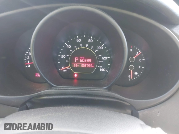2015 Kia Soul with VIN KNDJN2A23F7216443, listed as a IAAI auction lot 41870360 with 103,753 mi miles. Bid and sale history available at carsss.com. Image 7.
